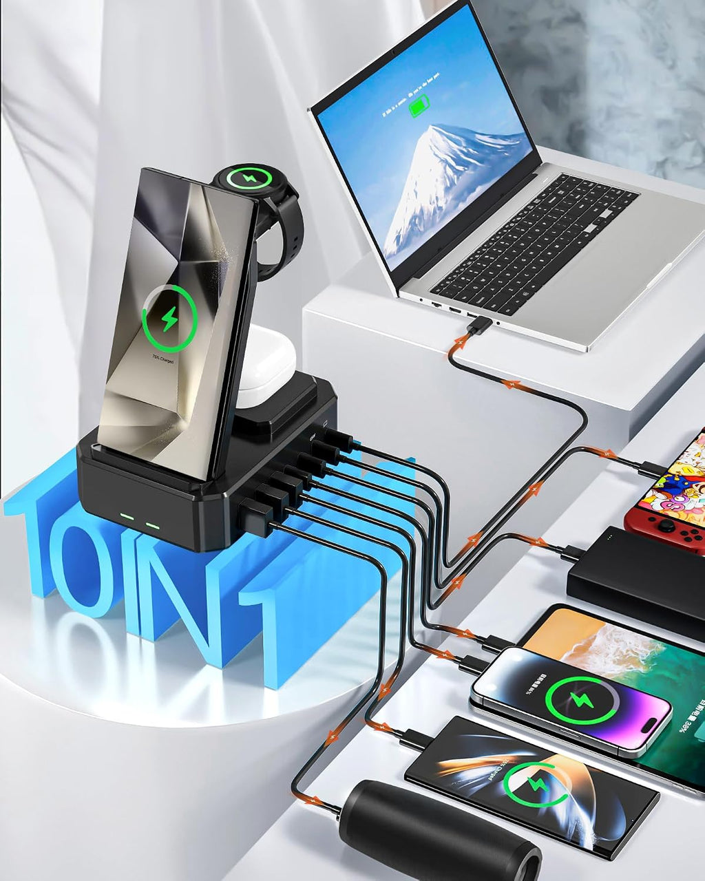 Wireless Charger for Samsung, 300W Wireless Charging Station